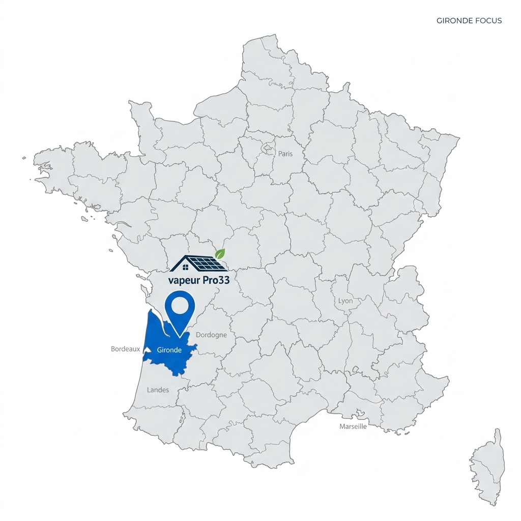 Carte d'intervention Gironde Vapeur Pro33